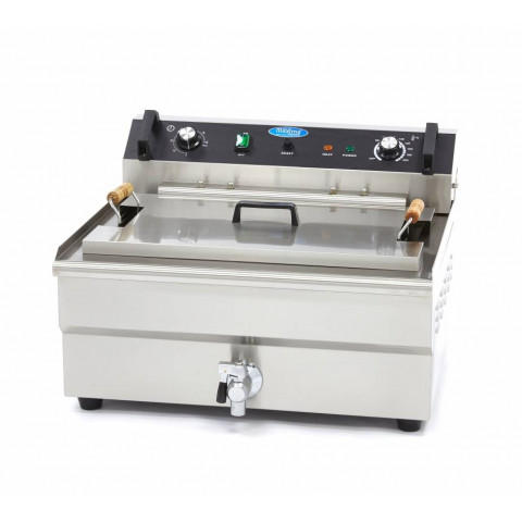 MAXIMA 30 Liter Tisch-Friteuse mit Fettablasshahn