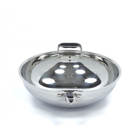 MAXIMA Edelstahl Induktions Wokpfanne 36cm