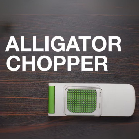 ALLIGATOR Zwiebelhacker-Gemüseschneider mit Auffangbehälter