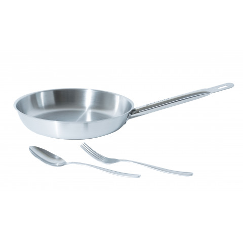 GAMMO Bratpfanne mit Griff 2 Liter 24x4cm