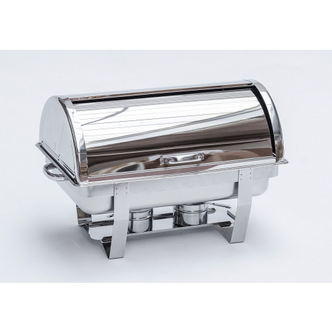 GAMMO Chafing Dish Edelstahl GN 1/1 mit Roll Top Deckel