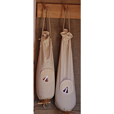 GAMMO Leinen Getreidesack mit Ablaufhahn - 3 kg