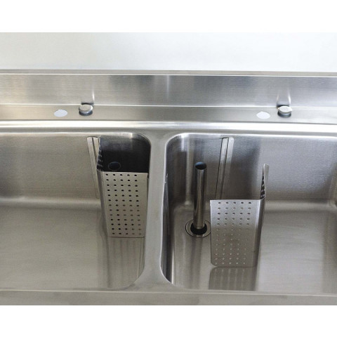 GAMMO Spültisch mit 2 Becken 50x50