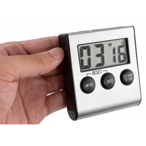 GAMMO digitaler Küchentimer - Edelstahl