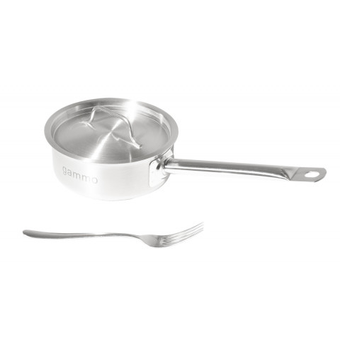 GAMMO Stieltopf mit Deckel 0.8 Liter 14x5 cm