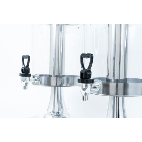 GAMMO kühlbarer Getränkespender mit Hahn - 2x 8 Liter DEMO