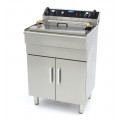 MAXIMA 35 Liter Tisch-Friteuse mit Fettablasshahn und Schrank