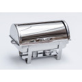 GAMMO Chafing Dish Edelstahl GN 1/1 mit Roll Top Deckel
