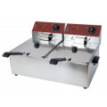 GAMMO elektrische Doppel Friteuse 6+6 Liter