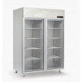 GAMMO Doppeltür Kühlschrank mit Glastür 1300 Liter