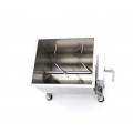 MAXIMA manueller Fleischmischer mit Kippschüssel - 30 L/25 Kg Fleisch