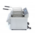 MAXIMA 2x8 Liter Induktions-Fritteuse mit Fettablasshahn DEMO