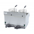 MAXIMA 2x8 Liter Induktions-Fritteuse mit Fettablasshahn DEMO