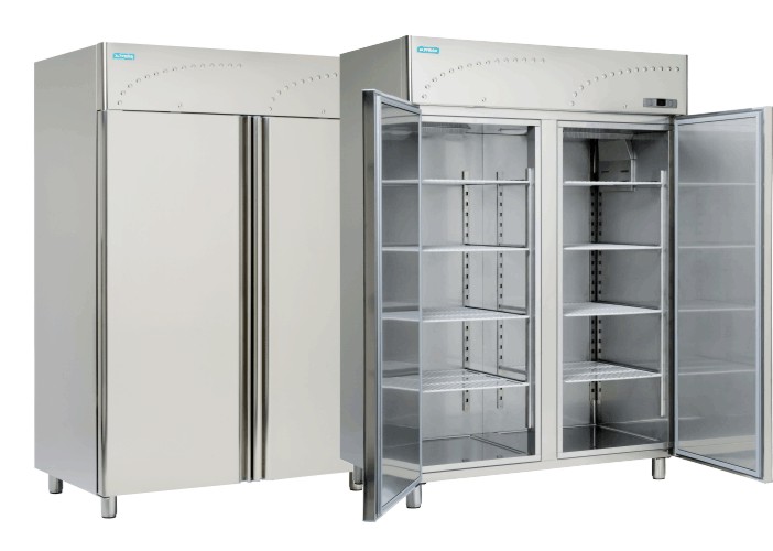 Gewerbe Edelstahl Doppel Kühlschrank für Gastronomiebedarf - 1300 Liter